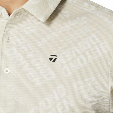 テーラーメイド TaylorMade　メンズ T-ICE BEYOND DRIVEN 半袖 ポロシャツ UN645　2025年モデル ベージュ 詳細3