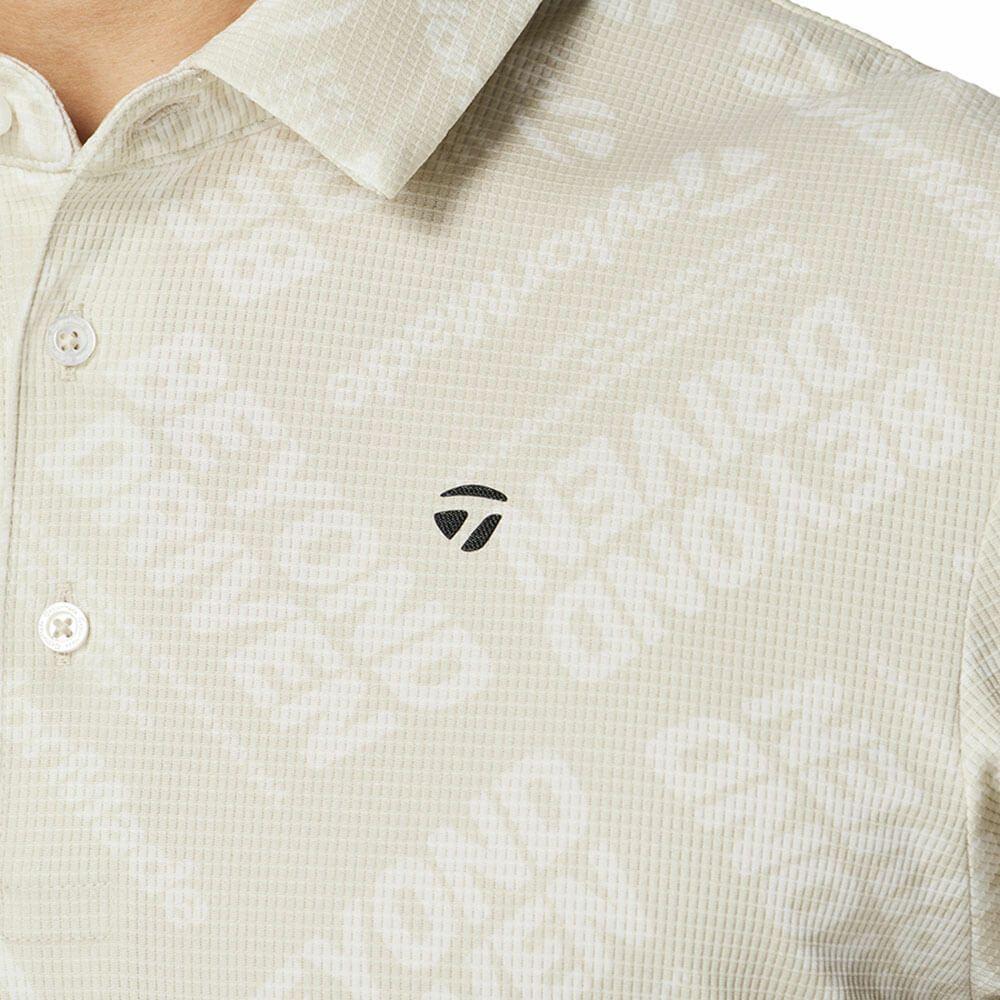 テーラーメイド TaylorMade　メンズ T-ICE BEYOND DRIVEN 半袖 ポロシャツ UN645　2025年モデル ベージュ 詳細3