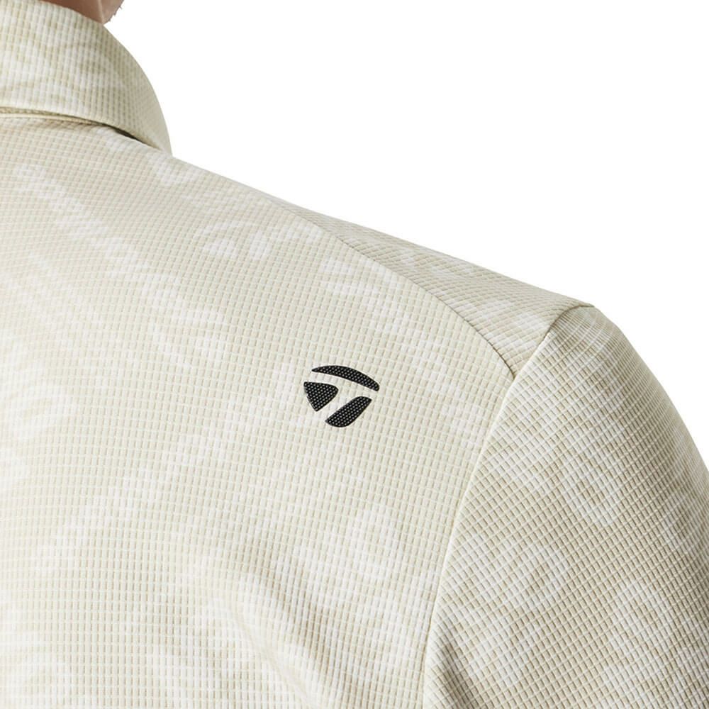 テーラーメイド TaylorMade　メンズ T-ICE BEYOND DRIVEN 半袖 ポロシャツ UN645　2025年モデル ベージュ 詳細4
