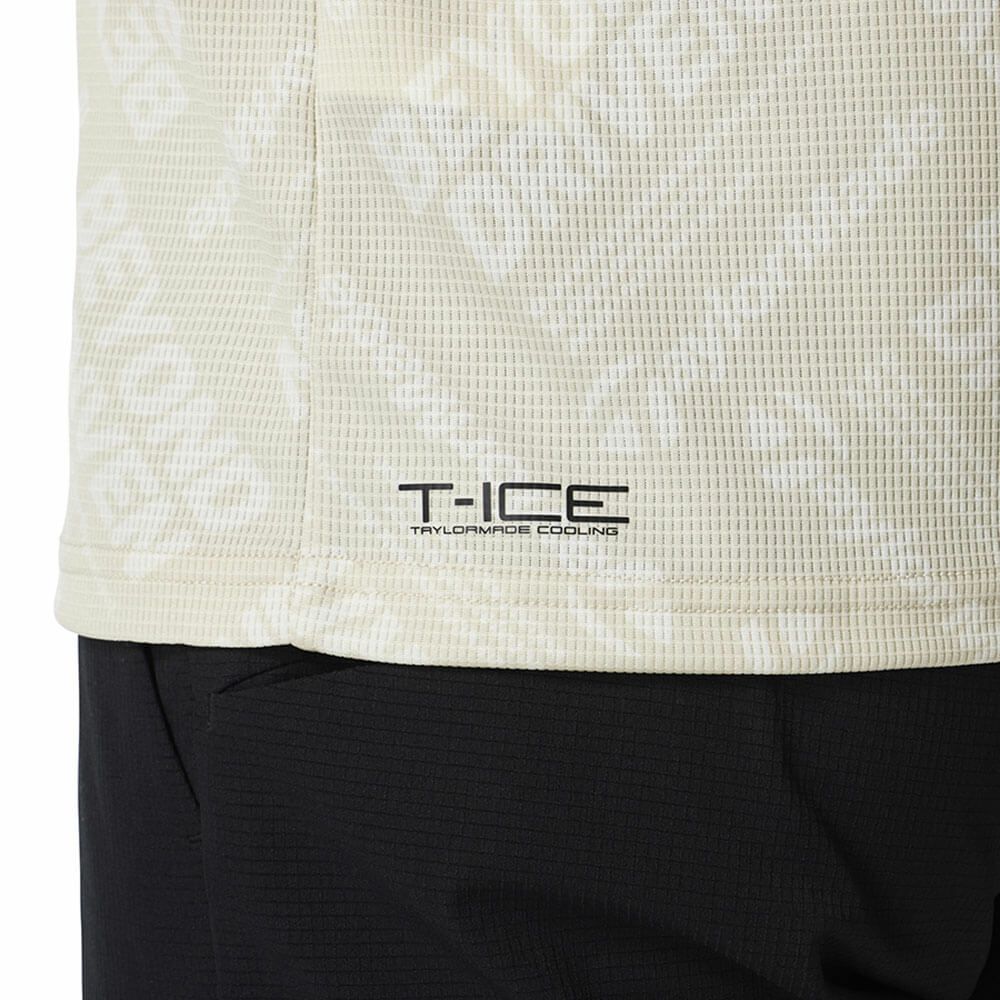 テーラーメイド TaylorMade　メンズ T-ICE BEYOND DRIVEN 半袖 ポロシャツ UN645　2025年モデル ベージュ 詳細5