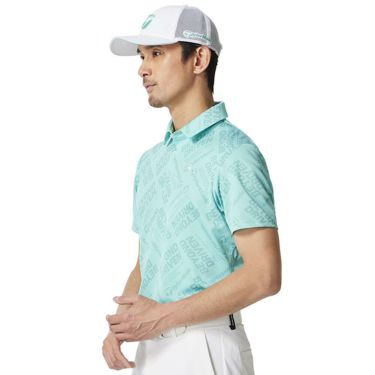 テーラーメイド TaylorMade　メンズ T-ICE BEYOND DRIVEN 半袖 ポロシャツ UN645　2025年モデル ターコイズ 詳細2