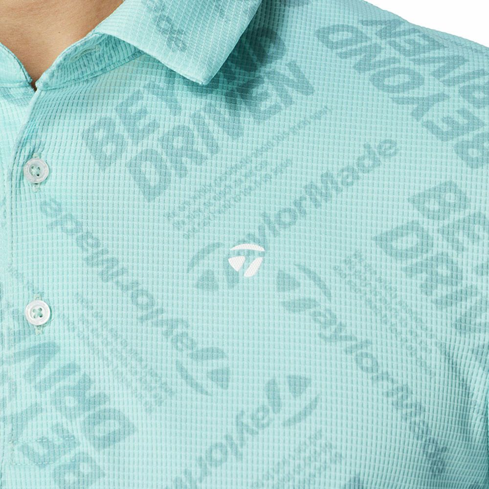 テーラーメイド TaylorMade　メンズ T-ICE BEYOND DRIVEN 半袖 ポロシャツ UN645　2025年モデル ターコイズ 詳細3