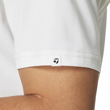 テーラーメイド TaylorMade　メンズ ボタンダウン ポケット 半袖 ポロシャツ UN647　2025年モデル ホワイト 詳細4