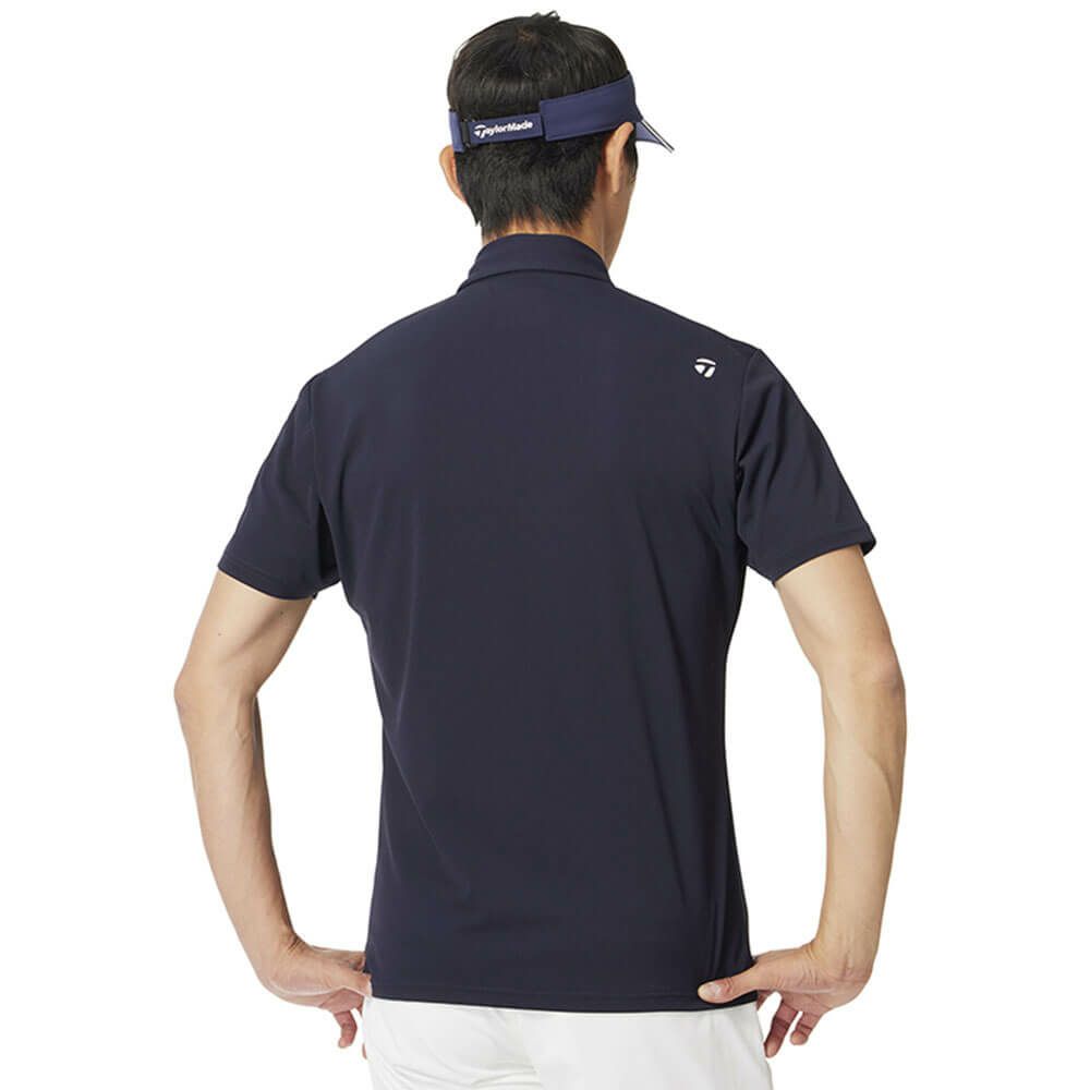 テーラーメイド TaylorMade　メンズ ボタンダウン ポケット 半袖 ポロシャツ UN647　2025年モデル ネイビー 詳細1