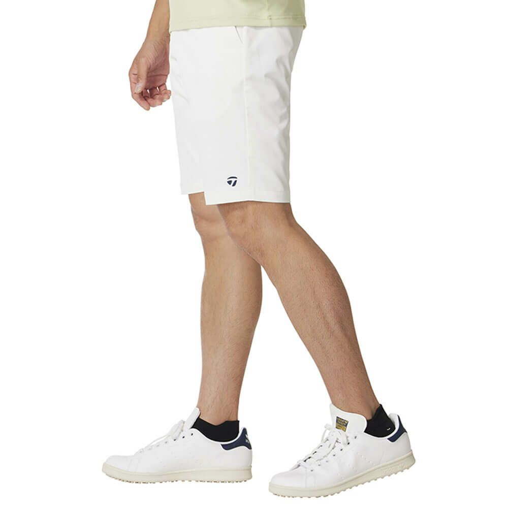 テーラーメイド TaylorMade　メンズ ベーシック ショートパンツ UN653　2025年モデル ホワイト 詳細2