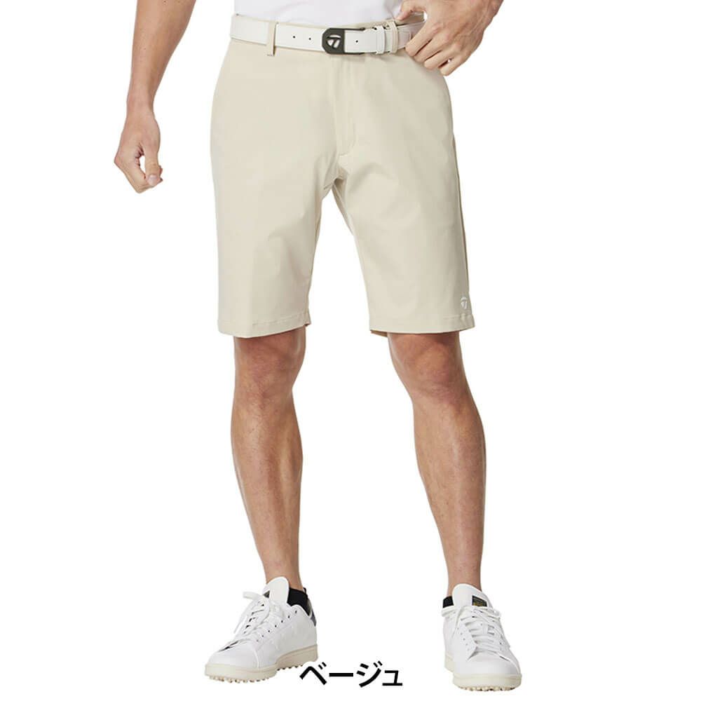 テーラーメイド TaylorMade　メンズ ベーシック ショートパンツ UN653　2025年モデル ベージュ