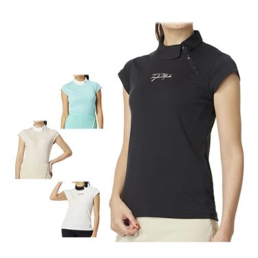 テーラーメイド TaylorMade　レディース サイドスナップ キャップスリーブ ポロシャツ UN684　2025年モデル