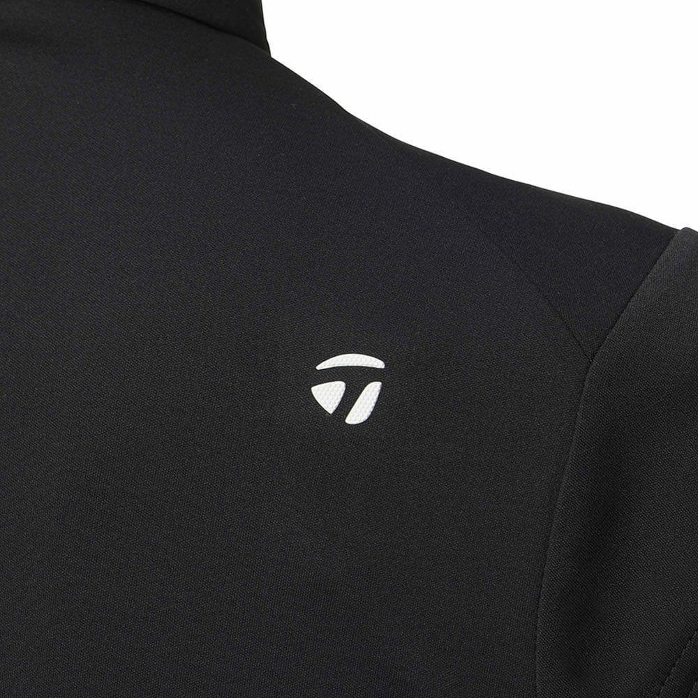 テーラーメイド TaylorMade　レディース サイドスナップ キャップスリーブ ポロシャツ UN684　2025年モデル ブラック 詳細4