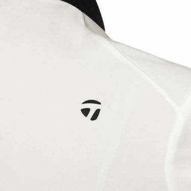 テーラーメイド TaylorMade　レディース サイドスナップ キャップスリーブ ポロシャツ UN684　2025年モデル ホワイト 詳細4