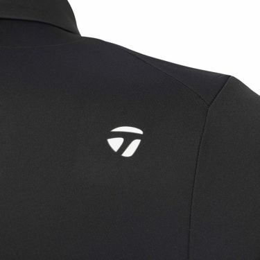 テーラーメイド TaylorMade　レディース T-ICE フリルド キャップスリーブ ポロシャツ UN696　2025年モデル ブラック 詳細3