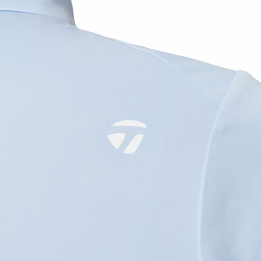 テーラーメイド TaylorMade　レディース T-ICE フリルド キャップスリーブ ポロシャツ UN696　2025年モデル シャンブレー 詳細3
