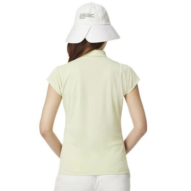 テーラーメイド TaylorMade　レディース T-ICE フリルド キャップスリーブ ポロシャツ UN696　2025年モデル クールマッチャ 詳細1