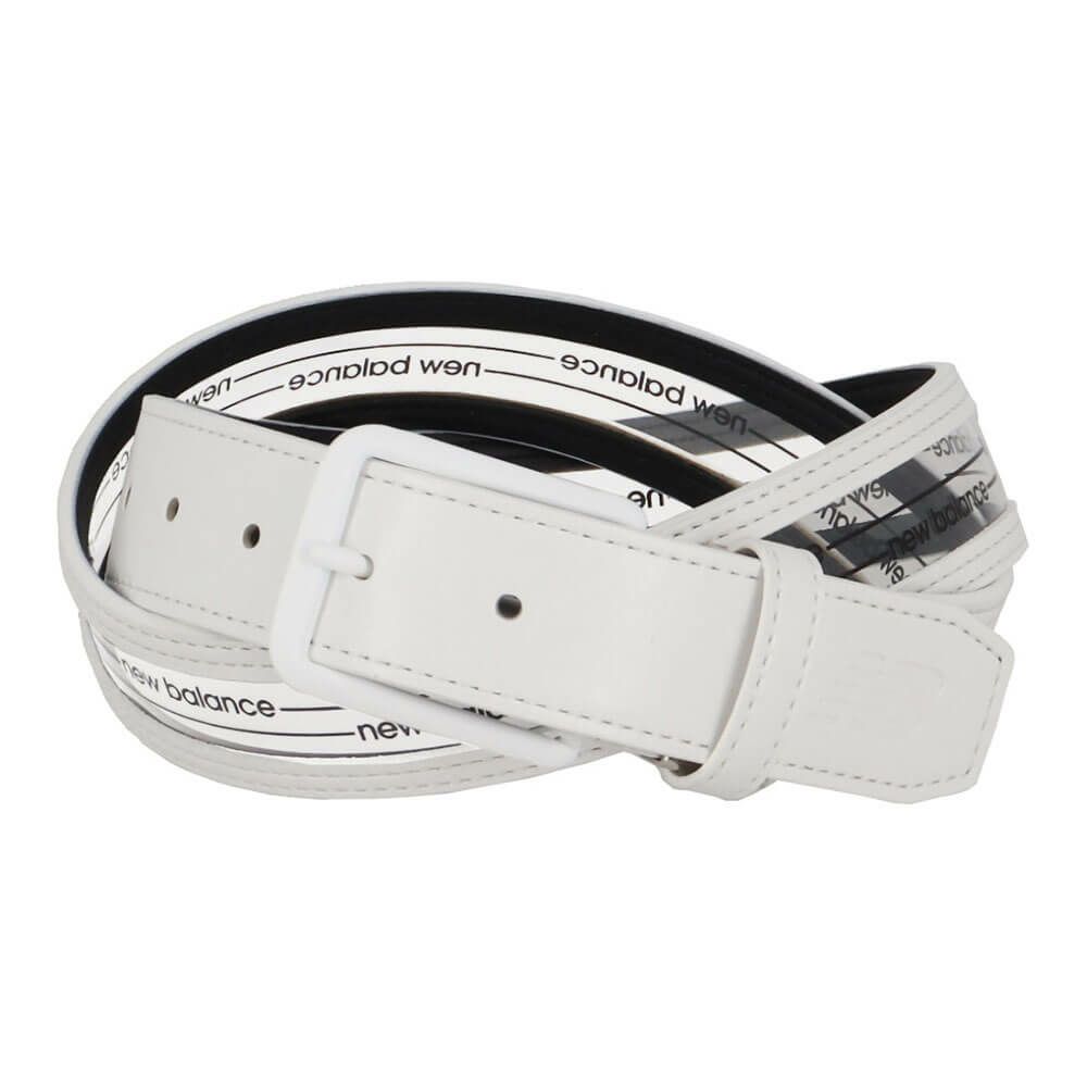 ニューバランスゴルフ　メンズ クリア ベルト 012-5182003 030 WHITE ゴルフウェア　2025年モデル WHITE