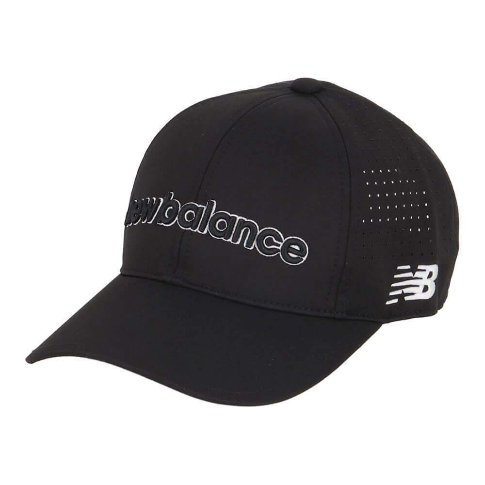 ニューバランスゴルフ　メンズ シックスパネル キャップ 012-5187009 010 BLACK ゴルフウェア　2025年モデル BLACK