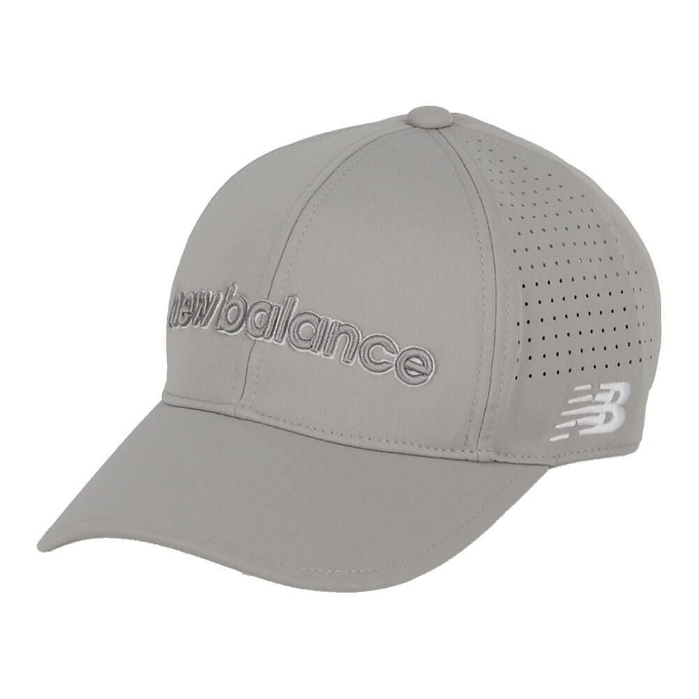 ニューバランスゴルフ　メンズ シックスパネル キャップ 012-5187009 022 PEARL GREY ゴルフウェア　2025年モデル PEARLGREY