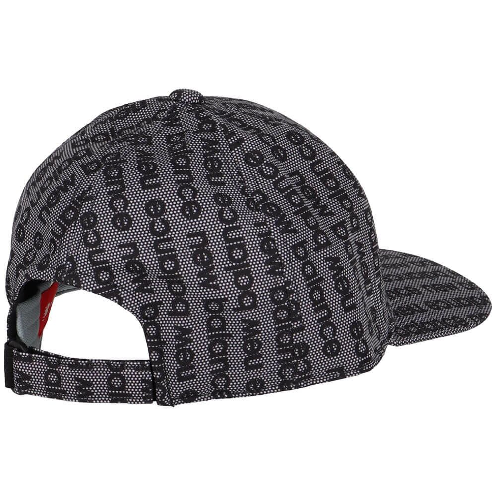 ニューバランスゴルフ　メンズ ハニカム＆ロゴスイプＰＴ　セミカーブドブリムキャップ 012-5187011 010 BLACK ゴルフウェア　2025年モデル BLACK 詳細2