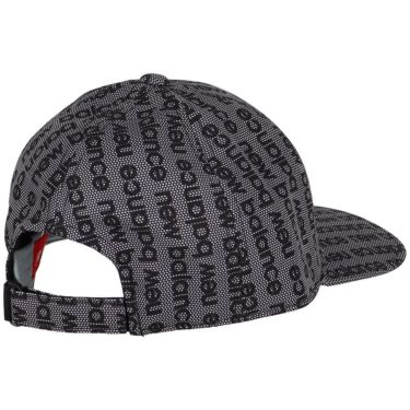 ニューバランスゴルフ　メンズ ハニカム＆ロゴスイプＰＴ　セミカーブドブリムキャップ 012-5187011 010 BLACK ゴルフウェア　2025年モデル BLACK 詳細2