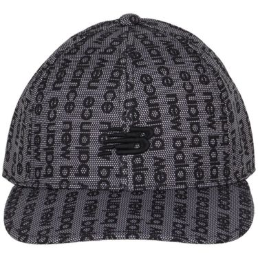 ニューバランスゴルフ　メンズ ハニカム＆ロゴスイプＰＴ　セミカーブドブリムキャップ 012-5187011 010 BLACK ゴルフウェア　2025年モデル BLACK 詳細3