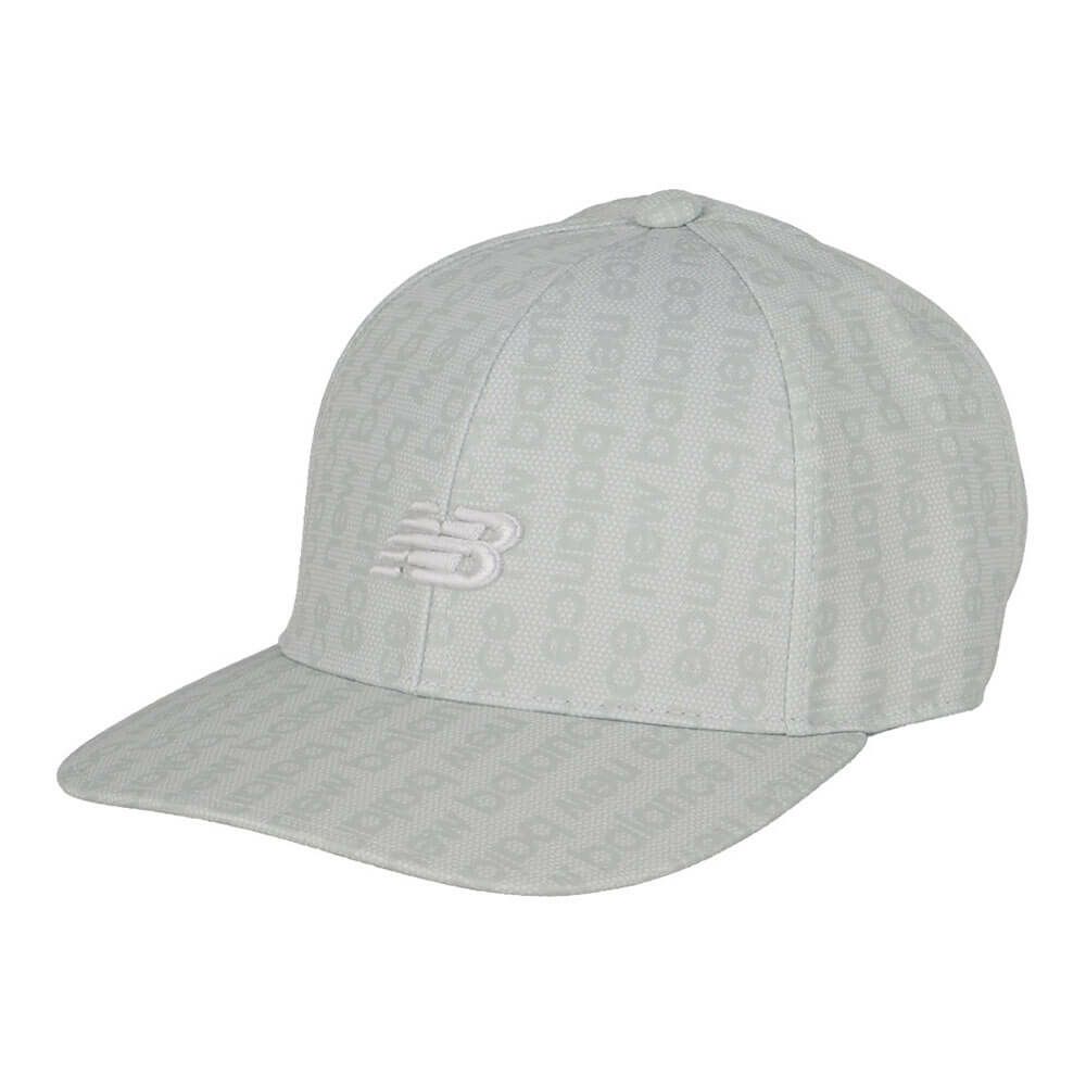 ニューバランスゴルフ　メンズ ハニカム＆ロゴスイプＰＴ　セミカーブドブリムキャップ 012-5187011 021 GREY MATTER ゴルフウェア　2025年モデル GREYMATTER