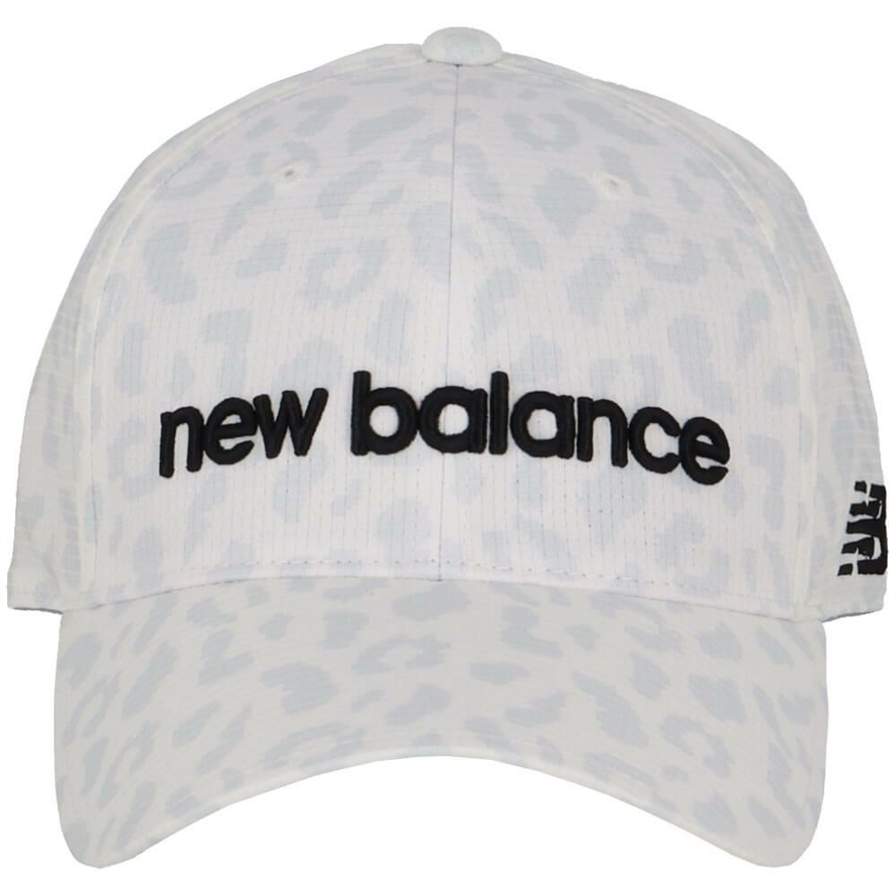 ニューバランスゴルフ　メンズ シャドーレオパード柄 シックスパネル キャップ 012-5187014 030 WHITE ゴルフウェア　2025年モデル WHITE 詳細3