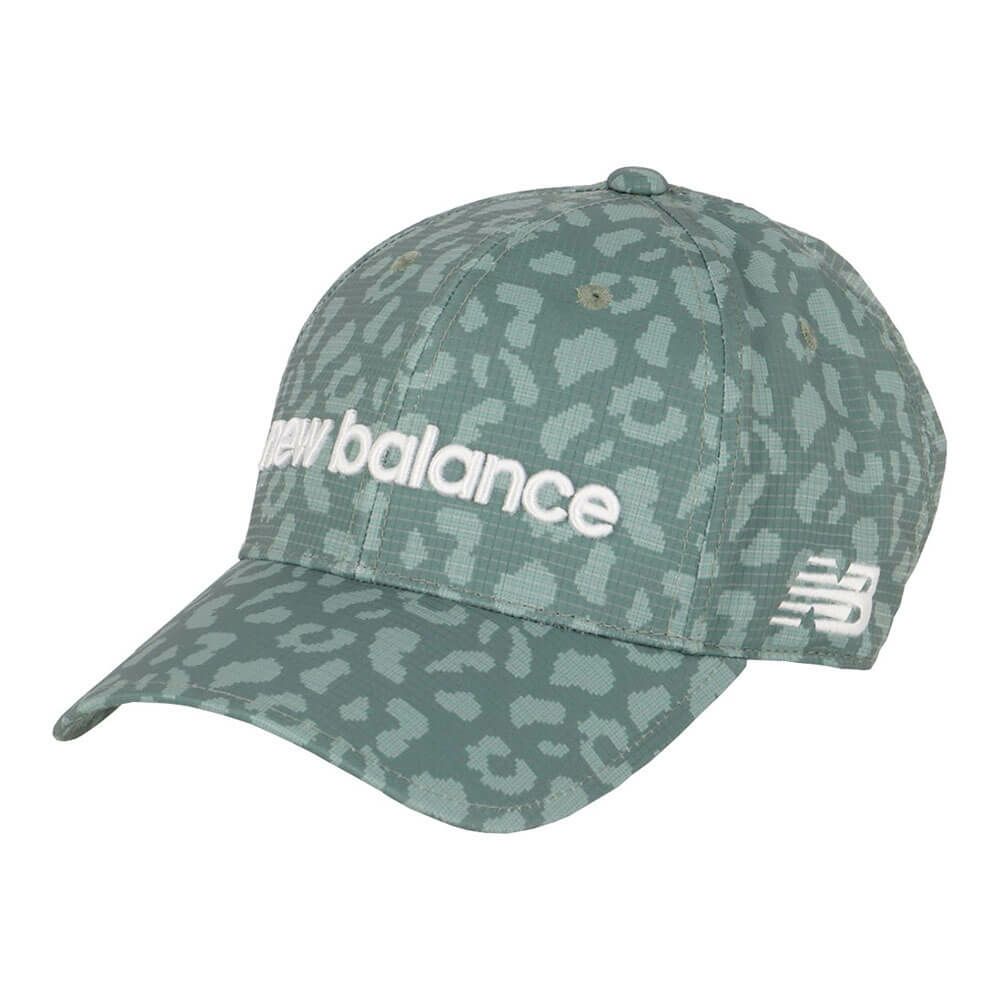 ニューバランスゴルフ　メンズ シャドーレオパード柄 シックスパネル キャップ 012-5187014 181 DARK JUNIPER ゴルフウェア　2025年モデル DARKJUNIPER