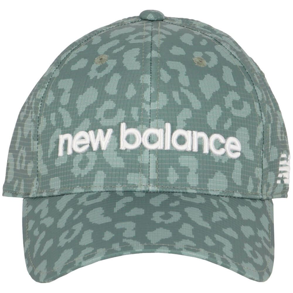 ニューバランスゴルフ　メンズ シャドーレオパード柄 シックスパネル キャップ 012-5187014 181 DARK JUNIPER ゴルフウェア　2025年モデル DARKJUNIPER 詳細3