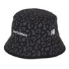 ニューバランスゴルフ　メンズ シャドーレオパード柄 バケットハット 012-5187015 010 BLACK ゴルフウェア　2025年モデル BLACK