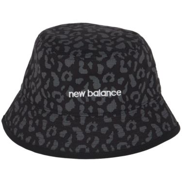 ニューバランスゴルフ　メンズ シャドーレオパード柄 バケットハット 012-5187015 010 BLACK ゴルフウェア　2025年モデル BLACK 詳細2