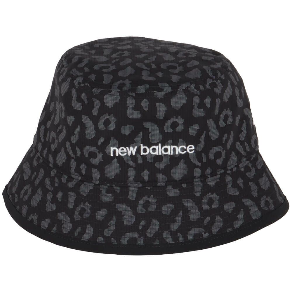 ニューバランスゴルフ　メンズ シャドーレオパード柄 バケットハット 012-5187015 010 BLACK ゴルフウェア　2025年モデル BLACK 詳細2