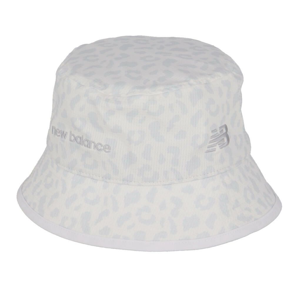 ニューバランスゴルフ　メンズ シャドーレオパード柄 バケットハット 012-5187015 030 WHITE ゴルフウェア　2025年モデル WHITE