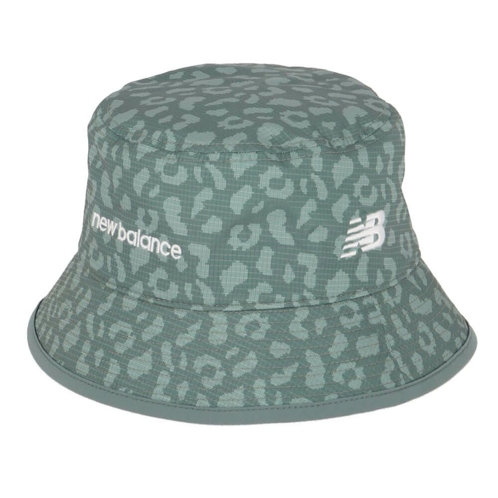 ニューバランスゴルフ　メンズ シャドーレオパード柄 バケットハット 012-5187015 181 DARK JUNIPER ゴルフウェア　2025年モデル DARKJUNIPER