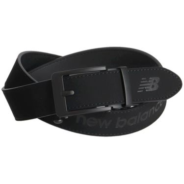 ニューバランスゴルフ　メンズ ロゴエンボス スライドロック ベルト 012-5982002 010 BLACK ゴルフウェア　2025年モデル BLACK