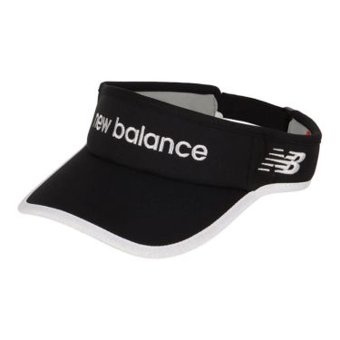 ニューバランスゴルフ　レディース クローズドメッシュ バイザー 012-5187511 010 BLACK ゴルフウェア　2025年モデル BLACK