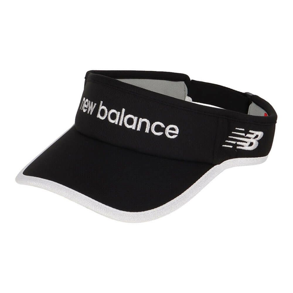 ニューバランスゴルフ　レディース クローズドメッシュ バイザー 012-5187511 010 BLACK ゴルフウェア　2025年モデル BLACK