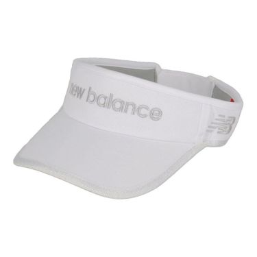 ニューバランスゴルフ　レディース クローズドメッシュ バイザー 012-5187511 030 WHITE ゴルフウェア　2025年モデル WHITE