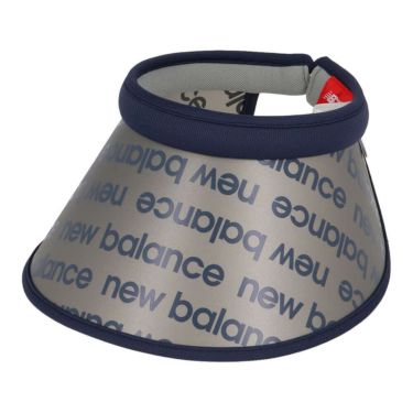 ニューバランスゴルフ　レディース リフレクトロゴボーダー柄ＰＴ　シェルクリアバイザー 012-5187513 120 DREAM STATE ゴルフウェア　2025年モデル DREAMSTATE