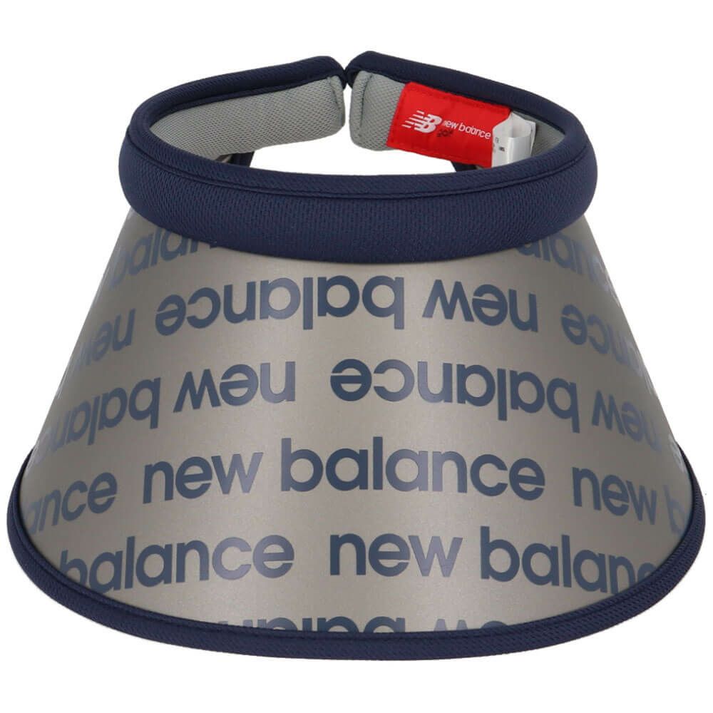 ニューバランスゴルフ　レディース リフレクトロゴボーダー柄ＰＴ　シェルクリアバイザー 012-5187513 120 DREAM STATE ゴルフウェア　2025年モデル DREAMSTATE 詳細3