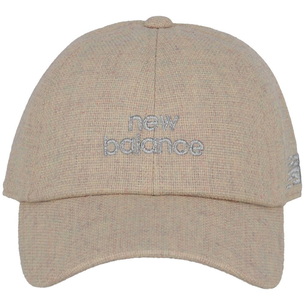 ニューバランスゴルフ　レディース リネンライクへアクロス シックスパネル キャップ 012-5187514 041 TIMBERWOLF ゴルフウェア　2025年モデル TIMBERWOLF 詳細3