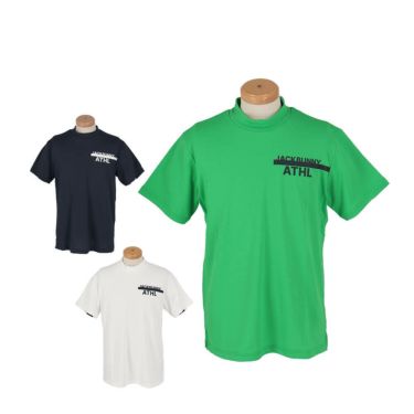 ジャックバニー Jack Bunny!!　メンズ ダブルフェイス 裏メッシュ 半袖 モックネックシャツ 262-5167501　2025年モデル