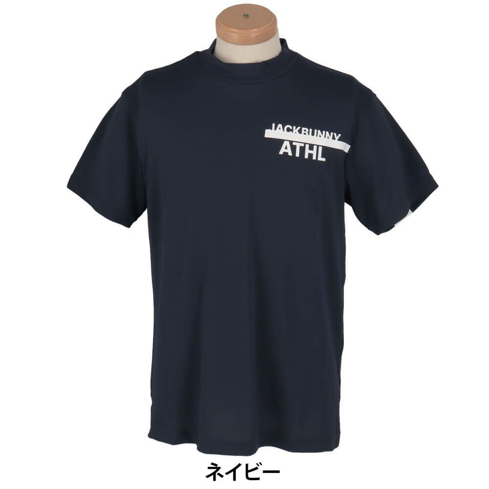 ジャックバニー Jack Bunny!!　メンズ ダブルフェイス 裏メッシュ 半袖 モックネックシャツ 262-5167501　2025年モデル 詳細5