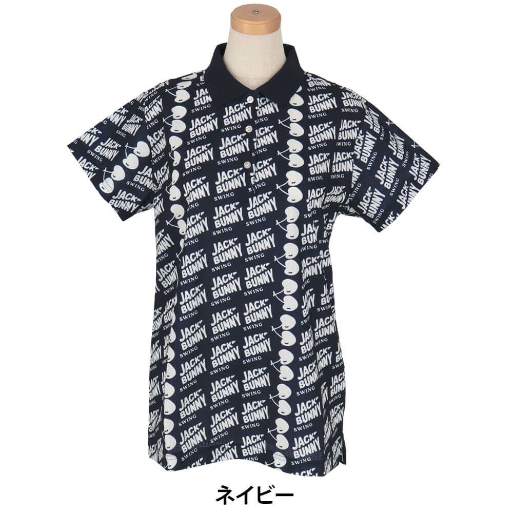 ジャックバニー Jack Bunny!!　レディース ハイストレッチ エアートリコット 半袖 ポロシャツ 263-5160526　2025年モデル 詳細2