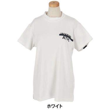 ジャックバニー Jack Bunny!!　レディース ダブルフェイス 裏メッシュ 半袖 モックネックシャツ 263-5167502　2025年モデル 詳細2