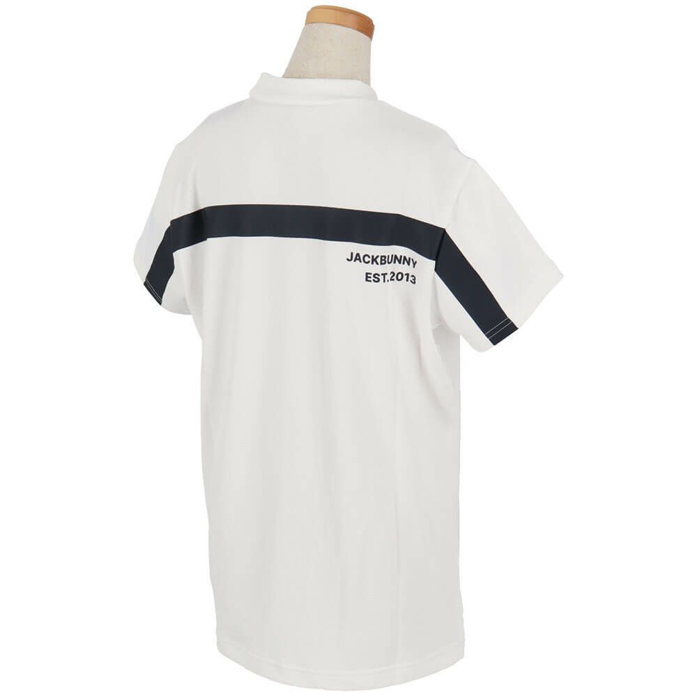 ジャックバニー Jack Bunny!!　レディース ダブルフェイス 裏メッシュ 半袖 モックネックシャツ 263-5167502　2025年モデル 詳細3