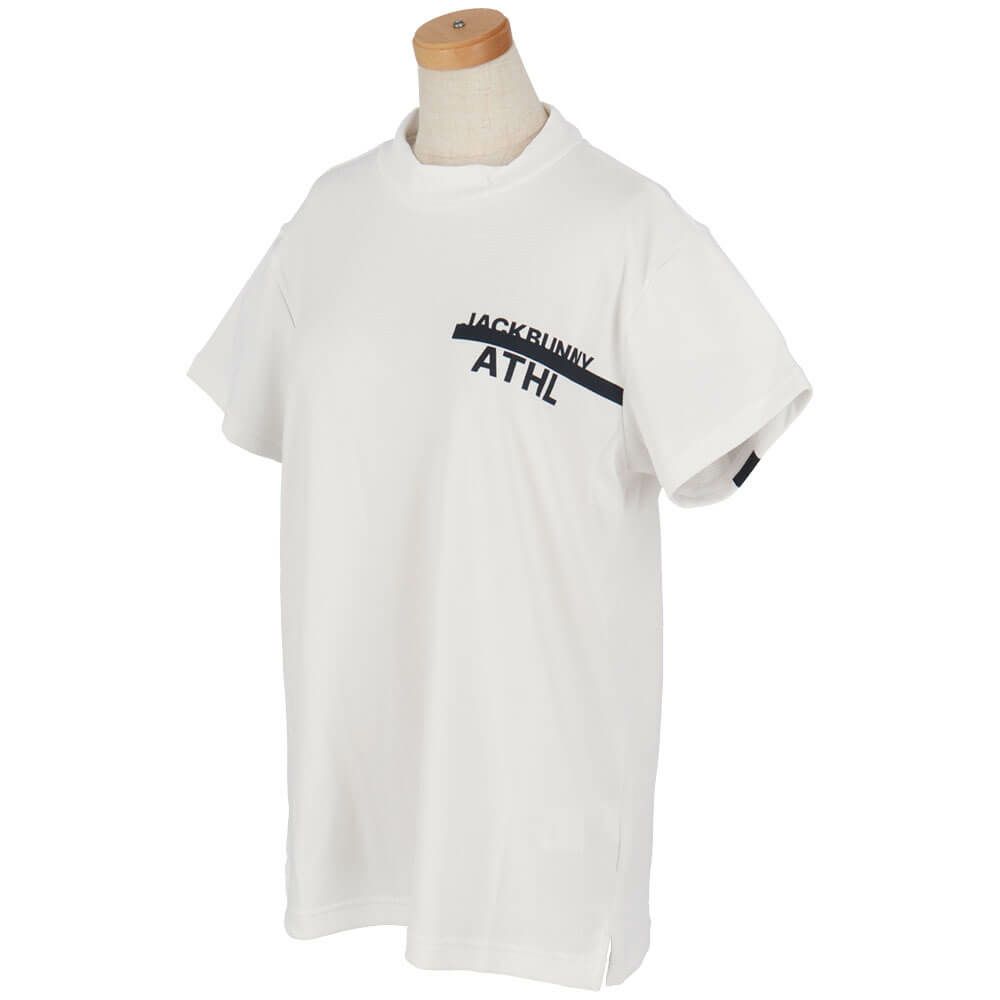 ジャックバニー Jack Bunny!!　レディース ダブルフェイス 裏メッシュ 半袖 モックネックシャツ 263-5167502　2025年モデル 詳細4