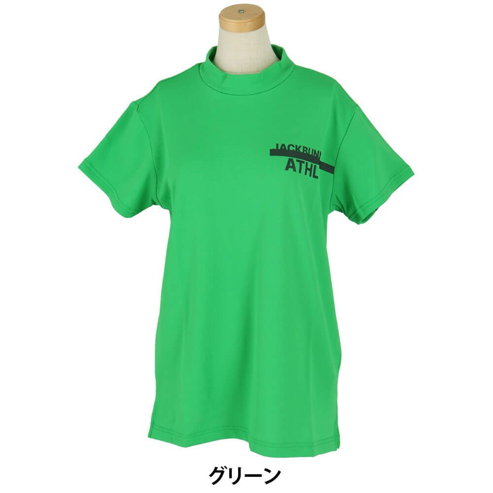 ジャックバニー Jack Bunny!!　レディース ダブルフェイス 裏メッシュ 半袖 モックネックシャツ 263-5167502　2025年モデル 詳細8