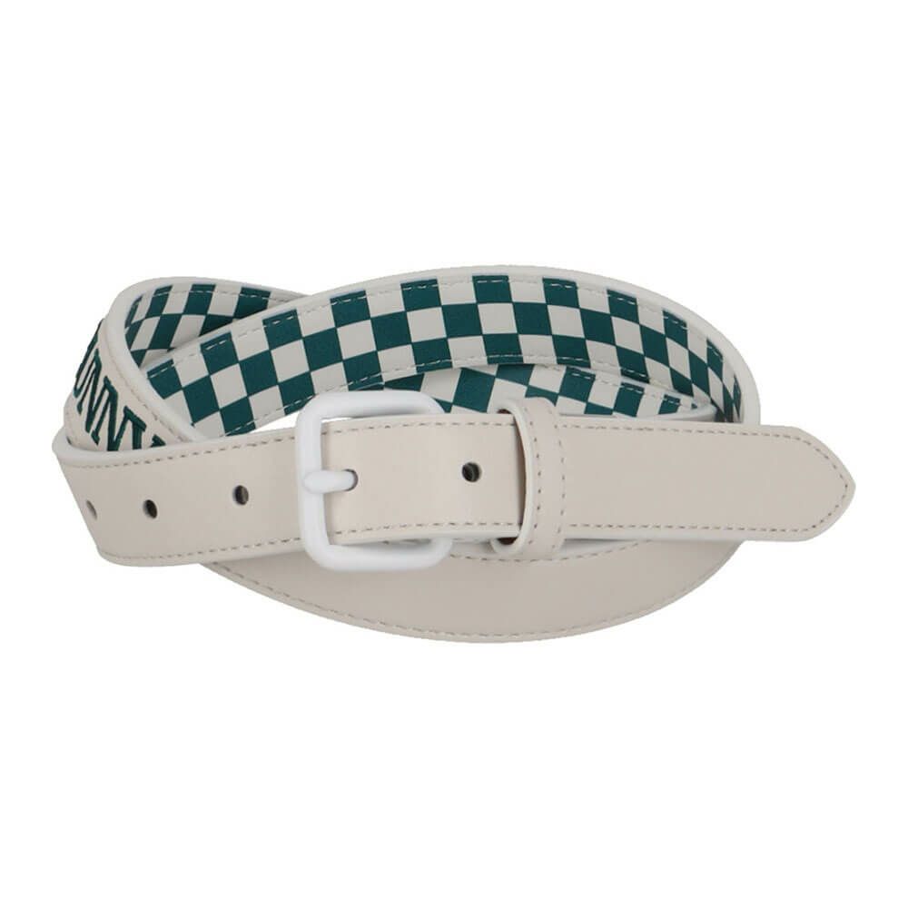 ジャックバニー Jack Bunny!!　レディース 裏チェック 細 ベルト 262-5182402 030 ホワイト　2025年モデル ホワイト