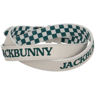 ジャックバニー Jack Bunny!!　レディース 裏チェック 細 ベルト 262-5182402 030 ホワイト　2025年モデル ホワイト 詳細2