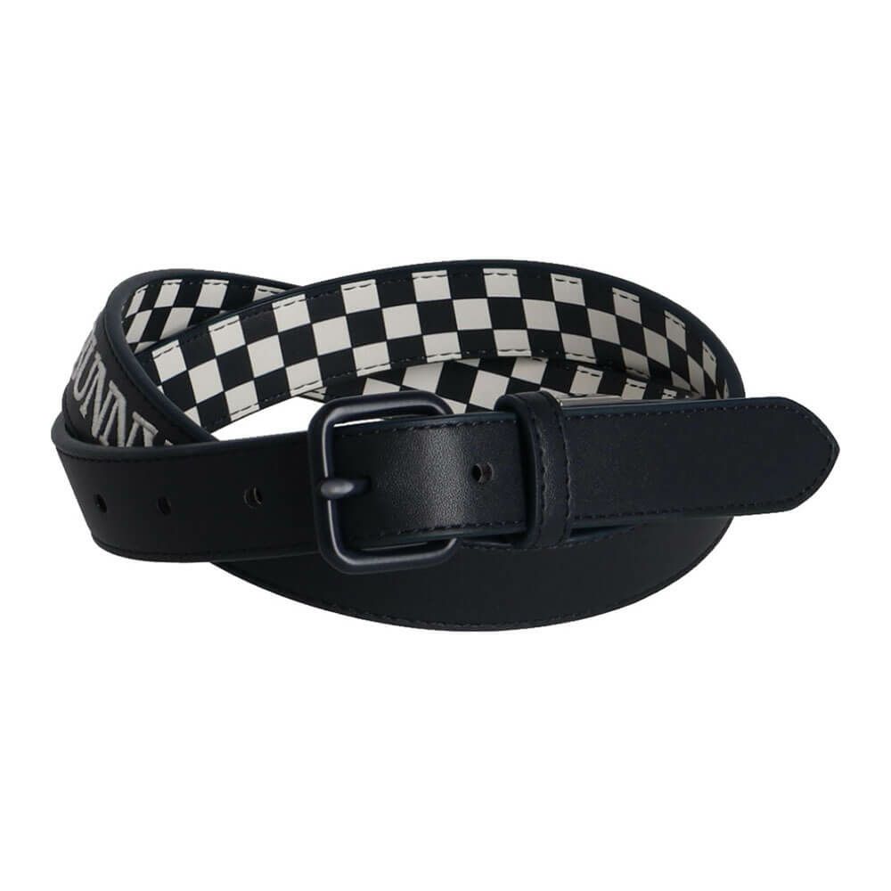 ジャックバニー Jack Bunny!!　レディース 裏チェック 細 ベルト 262-5182402 120 ネイビー　2025年モデル ネイビー