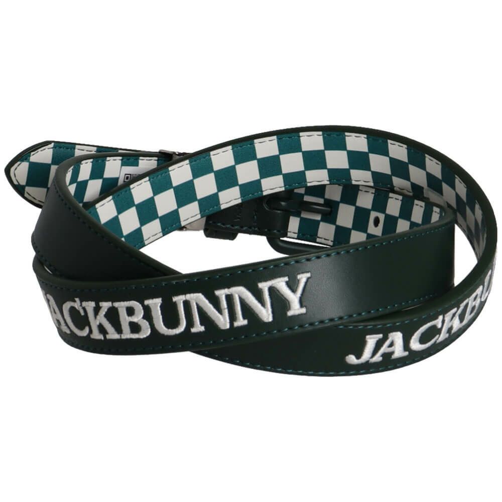 ジャックバニー Jack Bunny!!　レディース 裏チェック 細 ベルト 262-5182402 140 グリーン　2025年モデル グリーン 詳細2
