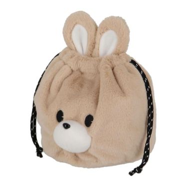 ジャックバニー Jack Bunny!!　うさぎ 巾着 ポーチ 262-5184503 040 ベージュ　2025年モデル ベージュ